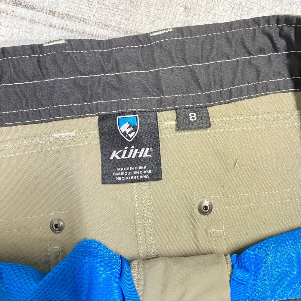 KÜHL Blue and Khaki Outdoor Shorts